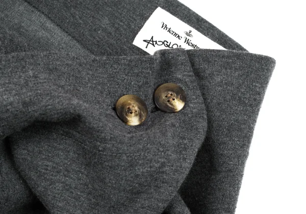 Vivienne Westwood ANGLOMANIA Cotton Nylon Stretch Sweat Skirt K-165027_004