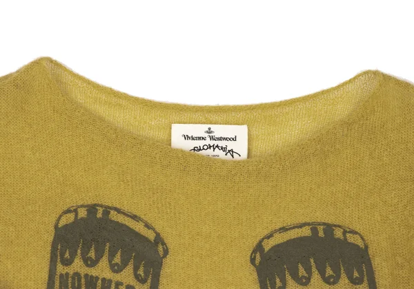 Vivienne Westwood ANGLOMANIA Mohair Blend Knit Dress K-165028_004