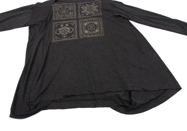 Vivienne Westwood Red Label Embroidery Printed Asymmetrical T Shirt K-165031_008