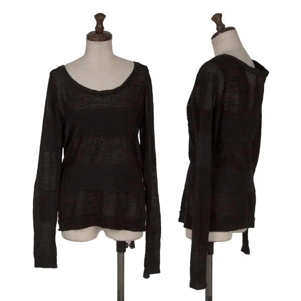 Vivienne Westwood Red Label Wool Line Knit Sweater Black 2 K-165033_001