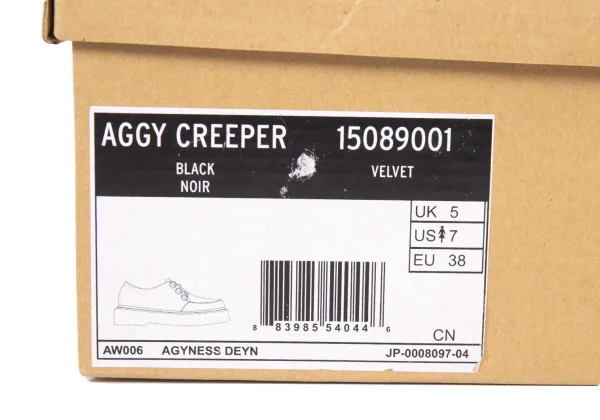Dr.Martens×AGYNESS DEYN AGGY CREEPER Velour Shoes K-165035_014