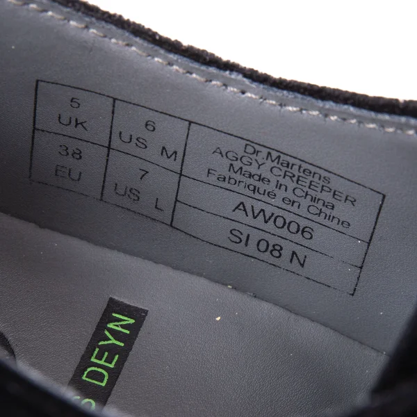 Dr.Martens×AGYNESS DEYN AGGY CREEPER Velour Shoes K-165035_015