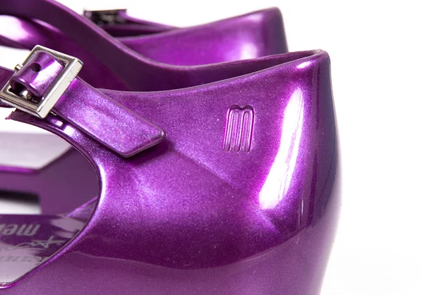 Vivienne Westwood ANGLOMANIA x melissa Metallic Ankle Strap Sandals K-165036_009