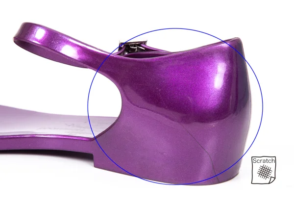 Vivienne Westwood ANGLOMANIA x melissa Metallic Ankle Strap Sandals K-165036_010