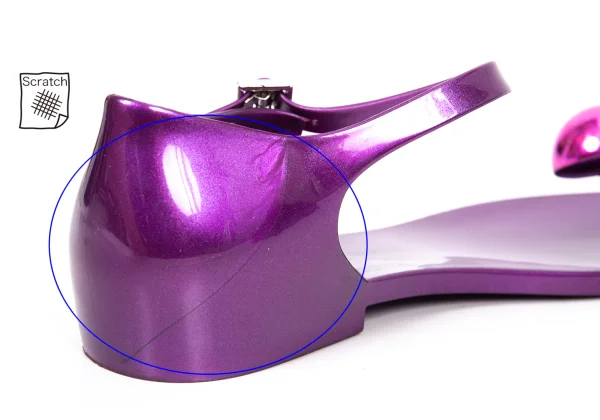 Vivienne Westwood ANGLOMANIA x melissa Metallic Ankle Strap Sandals K-165036_011