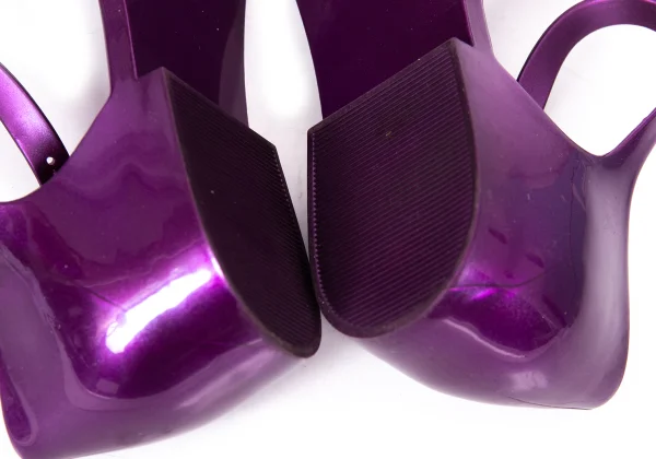 Vivienne Westwood ANGLOMANIA x melissa Metallic Ankle Strap Sandals K-165036_012