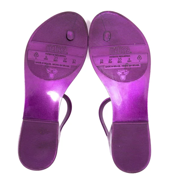 Vivienne Westwood ANGLOMANIA x melissa Metallic Ankle Strap Sandals K-165036_013