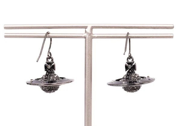 ヴィヴィアンウエストウッドVivienne Westwood オーブピアス 黒 K-165038_003