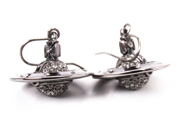 ヴィヴィアンウエストウッドVivienne Westwood オーブピアス 黒 (K-165038)