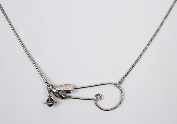 ヴィヴィアンウエストウッドVivienne Westwood セーフティピンモチーフネックレス シルバー K-165040_002