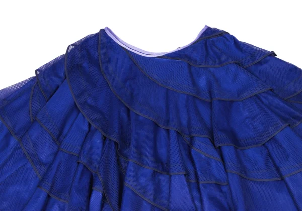 JUNYA WATANABE COMME des GARCONS Poly Mesh Tiered Skirt K-165044_003