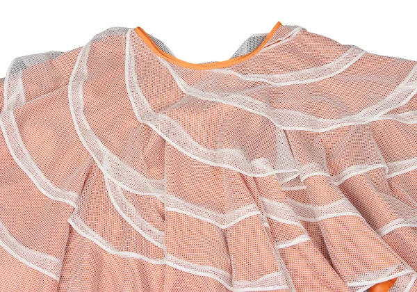 JUNYA WATANABE COMME des GARCONS Poly Mesh Tiered Skirt K-165045_003