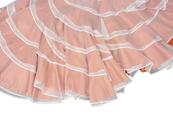 JUNYA WATANABE COMME des GARCONS Poly Mesh Tiered Skirt K-165045_006