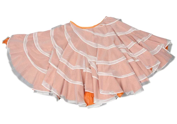 JUNYA WATANABE COMME des GARCONS Poly Mesh Tiered Skirt K-165045_009