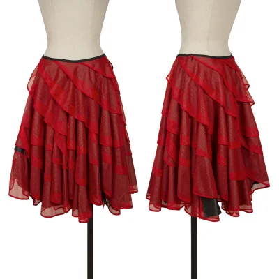 JUNYA WATANABE COMME des GARCONS Poly Mesh Tiered Skirt