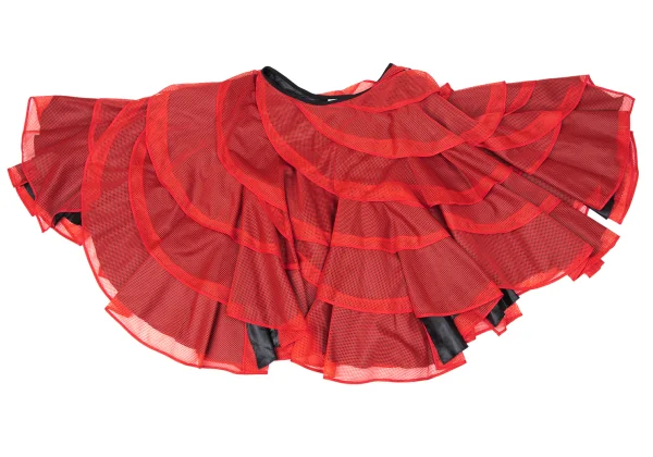 JUNYA WATANABE COMME des GARCONS Poly Mesh Tiered Skirt K-165046_002