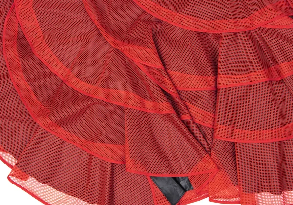 JUNYA WATANABE COMME des GARCONS Poly Mesh Tiered Skirt K-165046_007
