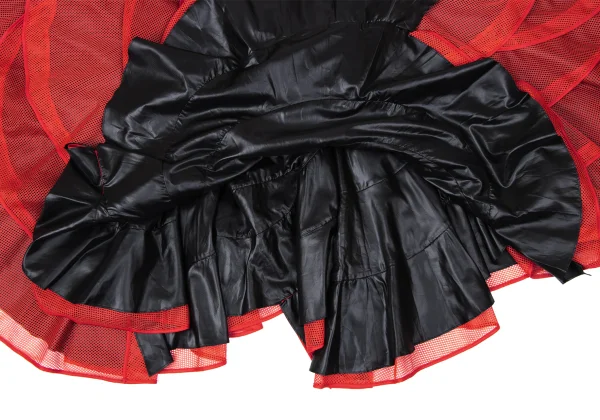 JUNYA WATANABE COMME des GARCONS Poly Mesh Tiered Skirt K-165046_008