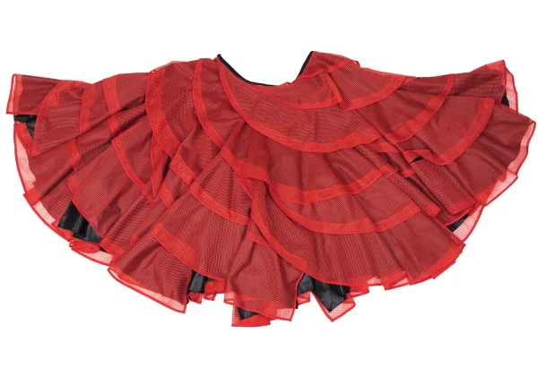 JUNYA WATANABE COMME des GARCONS Poly Mesh Tiered Skirt K-165046_009