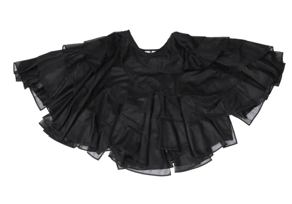 JUNYA WATANABE COMME des GARCONS Poly Mesh Tiered Skirt K-165047_002