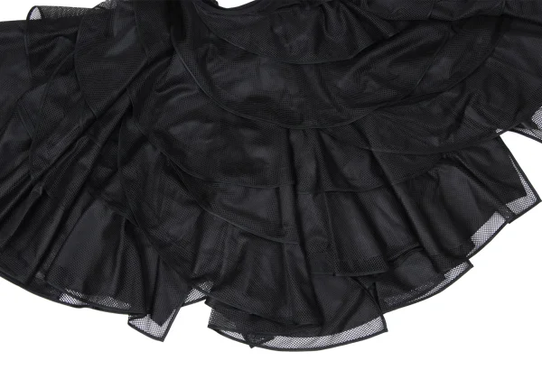 JUNYA WATANABE COMME des GARCONS Poly Mesh Tiered Skirt K-165047_006