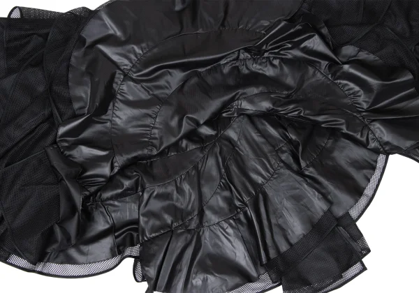JUNYA WATANABE COMME des GARCONS Poly Mesh Tiered Skirt K-165047_008