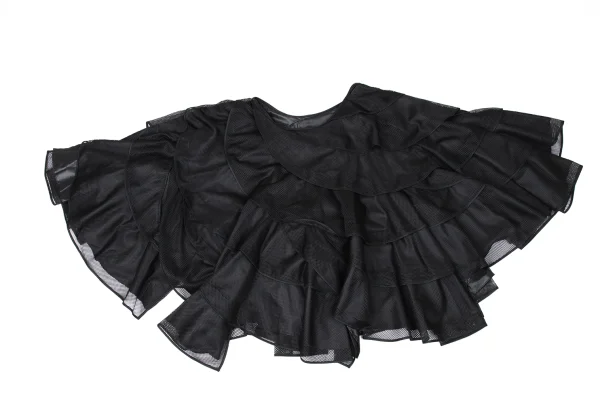 JUNYA WATANABE COMME des GARCONS Poly Mesh Tiered Skirt K-165047_009