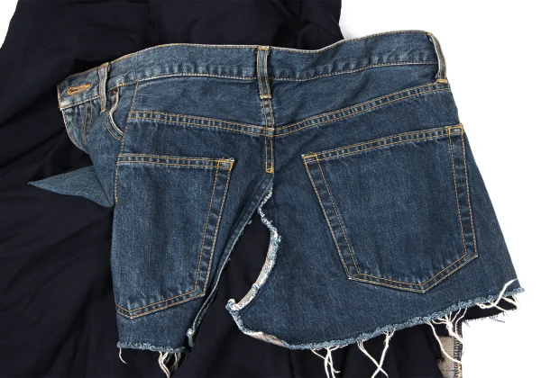 JUNYA WATANABE COMME des GARCONS Wool Reconstruct Denim Skirt K-165051_003