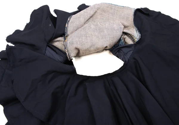 JUNYA WATANABE COMME des GARCONS Wool Reconstruct Denim Skirt K-165051_006