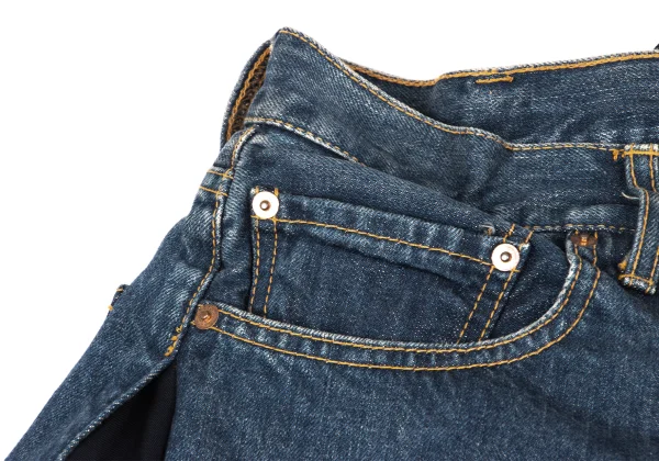 JUNYA WATANABE COMME des GARCONS Wool Reconstruct Denim Skirt K-165051_009