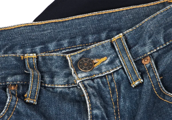 JUNYA WATANABE COMME des GARCONS Wool Reconstruct Denim Skirt K-165051_010