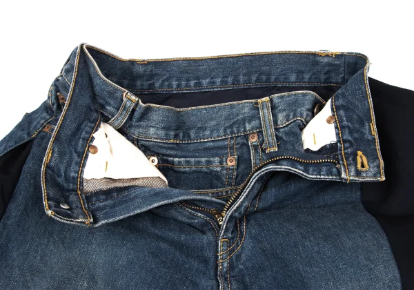 JUNYA WATANABE COMME des GARCONS Wool Reconstruct Denim Skirt K-165051_012