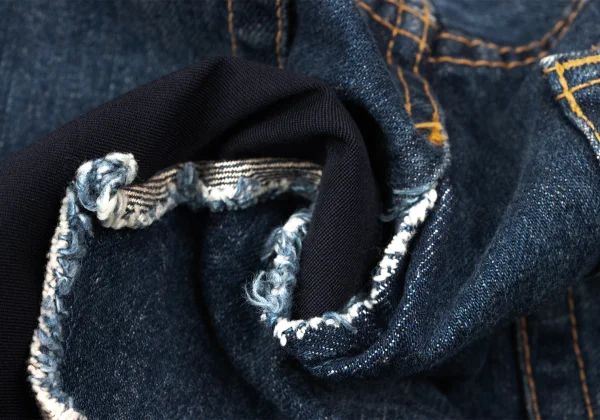 JUNYA WATANABE COMME des GARCONS Wool Reconstruct Denim Skirt K-165051_015