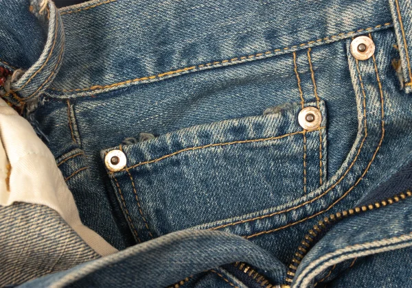 JUNYA WATANABE COMME des GARCONS Checked Reconstruct Denim Skirt K-165052_012