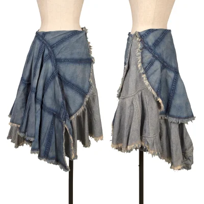 JUNYA WATANABE COMME des GARCONS Asymmetry Denim Skirt
