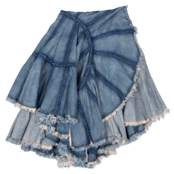 JUNYA WATANABE COMME des GARCONS Asymmetry Denim Skirt K-165053_002