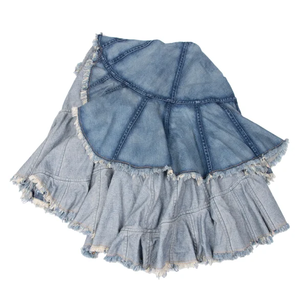 JUNYA WATANABE COMME des GARCONS Asymmetry Denim Skirt K-165053_009