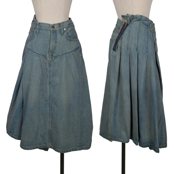 JUNYA WATANABE COMME des GARCONS Remake Denim Skirt  Indigo M K-165054_001