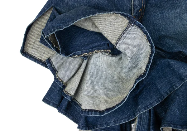 JUNYA WATANABE COMME des GARCONS Remake Frill Denim Skirt K-165055_010