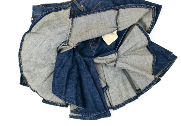 JUNYA WATANABE COMME des GARCONS Remake Frill Denim Skirt K-165055_011