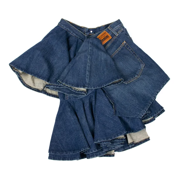 JUNYA WATANABE COMME des GARCONS Remake Frill Denim Skirt K-165055_012
