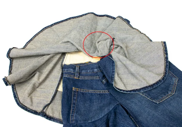 JUNYA WATANABE COMME des GARCONS Remake Frill Denim Skirt K-165055_013