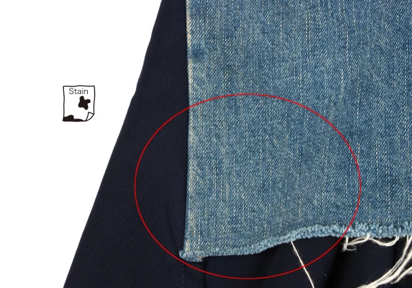 JUNYA WATANABE COMME des GARCONS Wool Tiered Remake Denim Skirt K-165056_007