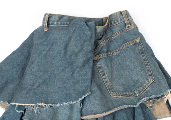 JUNYA WATANABE COMME des GARCONS Remake Frill Denim Skirt K-165057_003