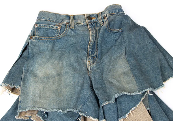 JUNYA WATANABE COMME des GARCONS Remake Frill Denim Skirt K-165057_008