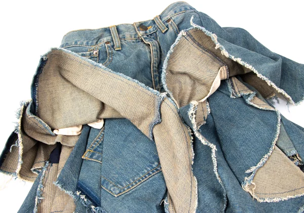 JUNYA WATANABE COMME des GARCONS Remake Frill Denim Skirt K-165057_016