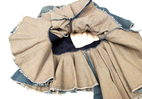 JUNYA WATANABE COMME des GARCONS Remake Frill Denim Skirt K-165057_017