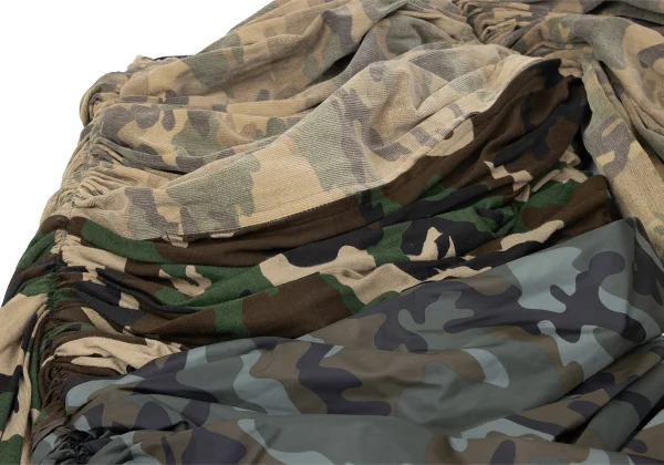 COMME des GARCONS Remake Gather Camouflage Skirt K-165059_008