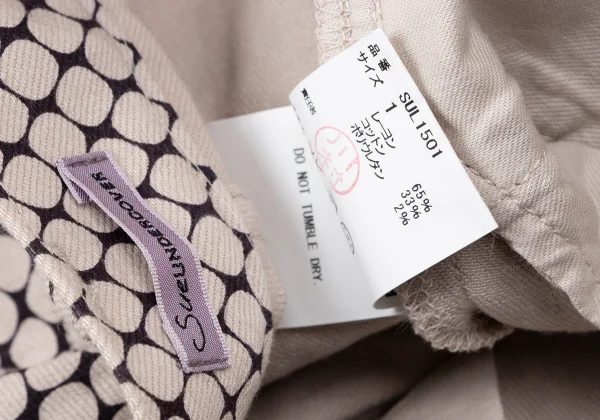 SueUNDERCOVER Rayon Cotton Pattern Printed Pants K-165061_015