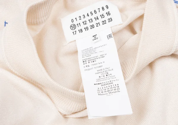 Martin Margiela 10 Color Stitch Design Knit Sweater K-165064_014